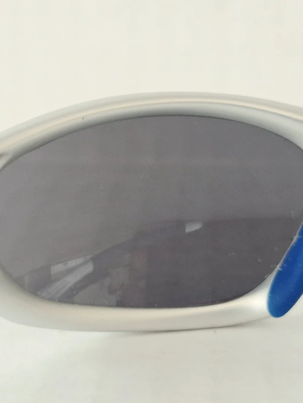 Oakley Twenty XX FMJ Sunglasses Silver Ice Blue Iridium Lens Made in USA w/ Case